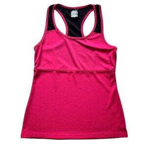 984 Bruny Surin Pink Tank Workout Top